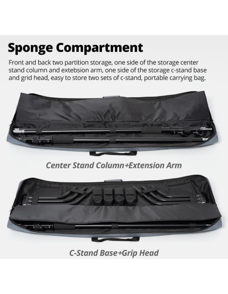 Funda de Transporte AMBITFUL PB20 para C-Stand y Trípode - Impermeable Funda de Transporte AMBITFUL PB20 para C-Stand y Trípode - Impermeable