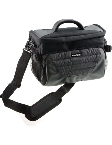 Bolsa de cámara de hombro Navitech Gris para Sony HDR-CX240 Bolsa de cámara de hombro Navitech Gris para Sony HDR-CX240
