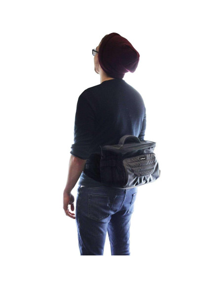 Bolsa de cámara de hombro Navitech Gris para Sony HDR-CX240 Bolsa de cámara de hombro Navitech Gris para Sony HDR-CX240