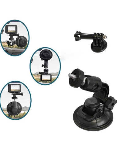 Soporte de Succión Reflex 9cm para GoPro y Smartphones