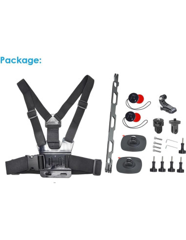 Kit de Montaje Adhesivo para Cámaras Insta360 y GoPro FT