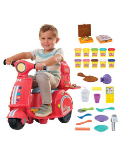 Juego de entrega de pizza Play-Doh con scooter 10 colores