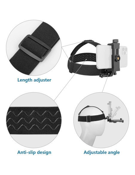 Kit de Montaje 3 en 1 para Teléfono ChromLives - Pecho, Cabeza y Cuello Kit de Montaje 3 en 1 para Teléfono ChromLives - Pecho, Cabeza y Cuello