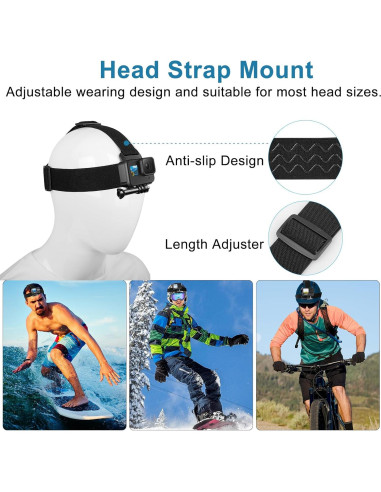 Kit de Accesorios de Montaje en el Pecho ChromLives 4 en 1