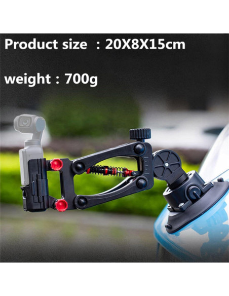 Soporte de Ventosa para Coche XBERSTAR DJI Osmo Pocket 3 Soporte de Ventosa para Coche XBERSTAR DJI Osmo Pocket 3
