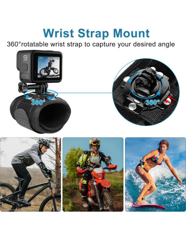 Kit de Accesorios de Montaje en el Pecho ChromLives 4 en 1