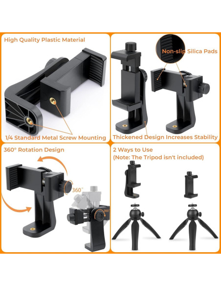 Kit de Soporte para VLOG y POV KUANVE - Arnés Pecho y Cabeza Kit de Soporte para VLOG y POV KUANVE - Arnés Pecho y Cabeza
