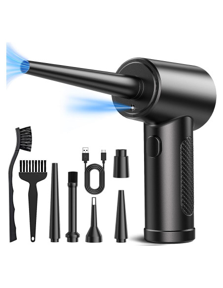 Soplador de Aire Comprimido LGINZS 68W 3 Velocidades 6000mAh Soplador de Aire Comprimido LGINZS 68W 3 Velocidades 6000mAh