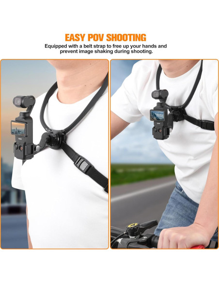 Soporte de Cuello Manos Libres KOQEIEY para DJI Osmo Pocket 3 Soporte de Cuello Manos Libres KOQEIEY para DJI Osmo Pocket 3