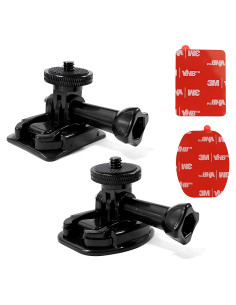 Soporte Adhesivo Flexible SRUIM para Casco - Compatible con Insta 360 y GoPro