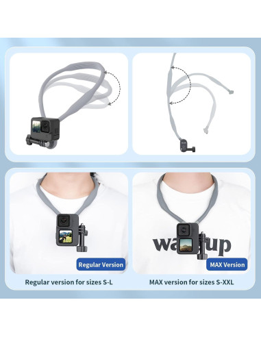 Soporte Magnético para Cuello TELESIN Plus 20cm para GoPro y Teléfono