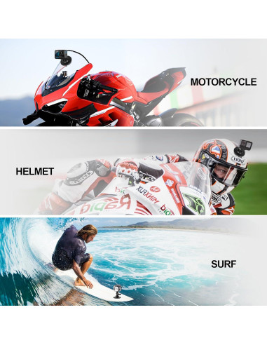 Kit de Montaje Adhesivo Flexible EMART para Cámaras Deportivas