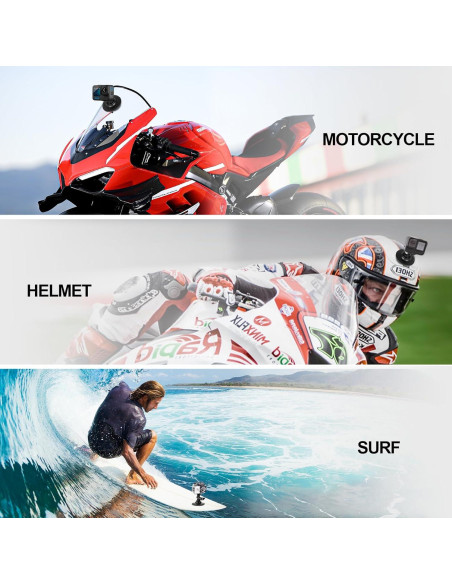 Kit de Montaje Adhesivo Flexible EMART para Cámaras Deportivas Kit de Montaje Adhesivo Flexible EMART para Cámaras Deportivas