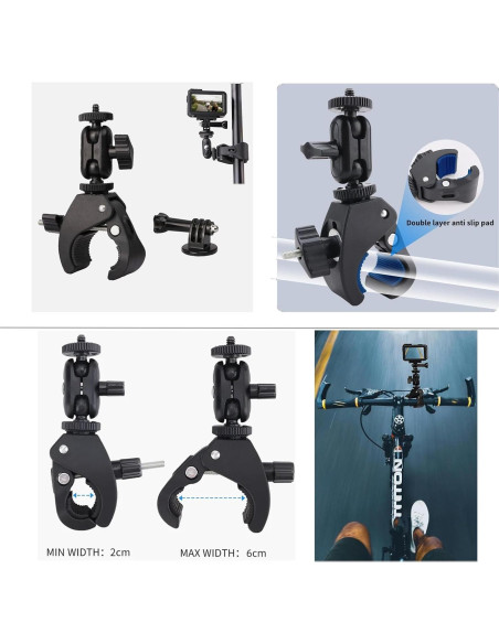 Kit de Accesorios para Gopro Hero 13 12 11 10 9 - Estuche Impermeable, Soporte Flotante y Correas Ajustables Kit de Accesorios para Gopro Hero 13 12 11 10 9 - Estuche Impermeable, Soporte Flotante y Correas Ajustables