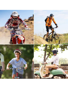 Cámara de casco dual HD 1080P VSYSTO con WiFi y G-Sensor 2