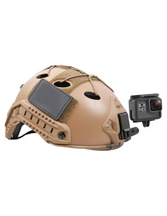 Soporte de casco NVG de aluminio Lupholue para cámaras de acción