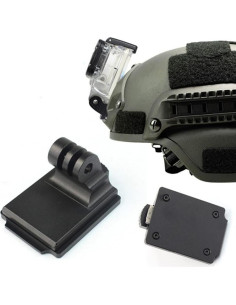 Soporte de casco NVG de aluminio Lupholue para cámaras de acción 2