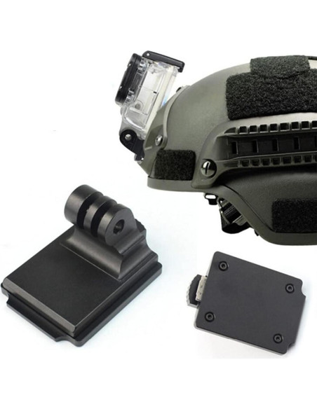 Soporte de casco NVG de aluminio Lupholue para cámaras de acción Soporte de casco NVG de aluminio Lupholue para cámaras de acción