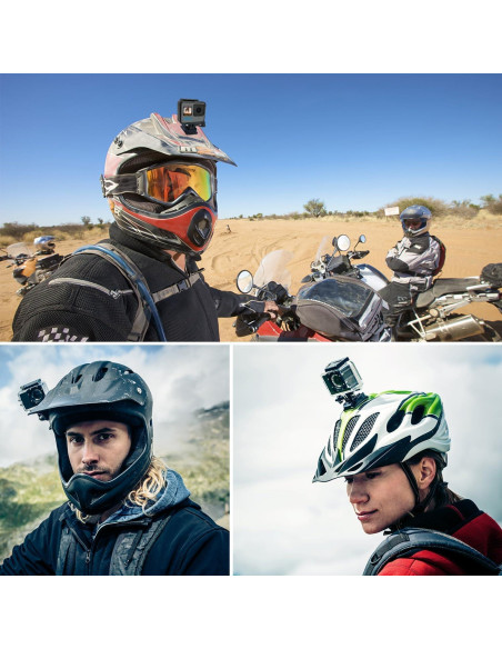 Soportes Adhesivos Suptig para Casco GoPro y Más Cámaras Soportes Adhesivos Suptig para Casco GoPro y Más Cámaras