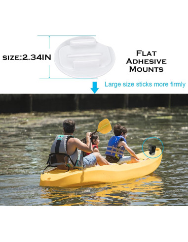 Soportes Adhesivos Suptig para Casco GoPro y Más Cámaras