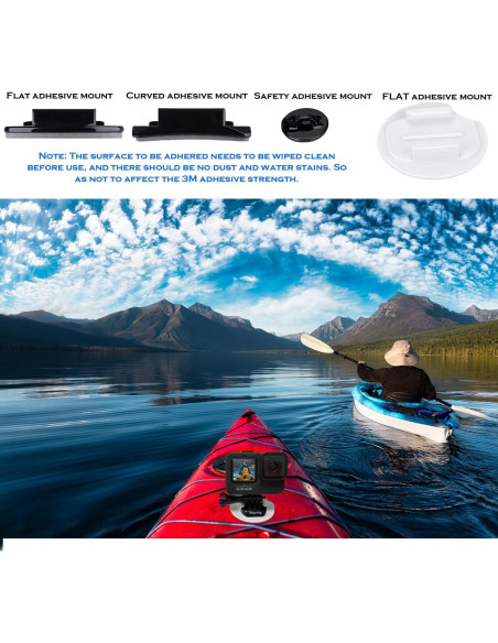 Soportes Adhesivos Suptig para Casco GoPro y Más Cámaras Soportes Adhesivos Suptig para Casco GoPro y Más Cámaras