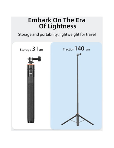 Palo de Extensión para Cámara Deportiva BTG Pocket 3-1 139.7 cm