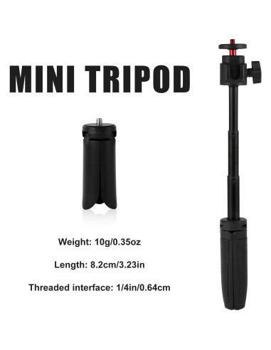 Kit de Trípode y Bastón Selfie DJI Osmo Pocket 3 y 2 - Negro