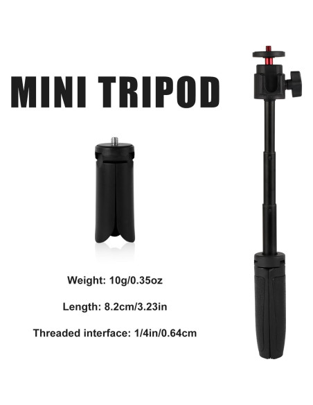Kit de Trípode y Bastón Selfie DJI Osmo Pocket 3 y 2 - Negro Kit de Trípode y Bastón Selfie DJI Osmo Pocket 3 y 2 - Negro