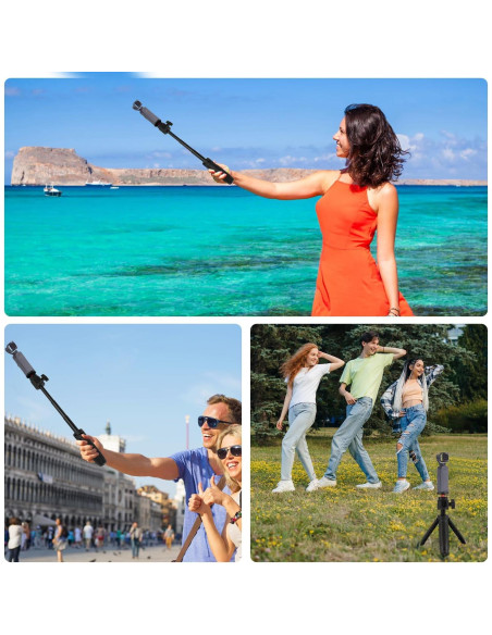Kit de Trípode y Bastón Selfie DJI Osmo Pocket 3 y 2 - Negro Kit de Trípode y Bastón Selfie DJI Osmo Pocket 3 y 2 - Negro