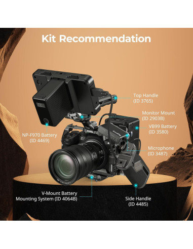 Jaula de cámara SmallRig 5257 para Nikon Z5 II, Z5, Z6, Z6II, Z7, Z7II
