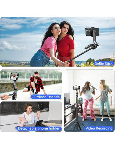 Trípode DMYWB con Seguimiento Facial Automático 360 para iPhone