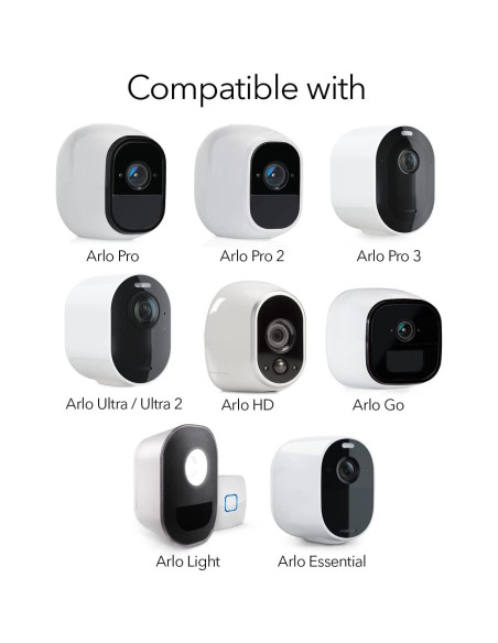 Soporte de Pared Ajustable StartVision para Arlo y Ring - 2 Piezas Soporte de Pared Ajustable StartVision para Arlo y Ring - 2 Piezas