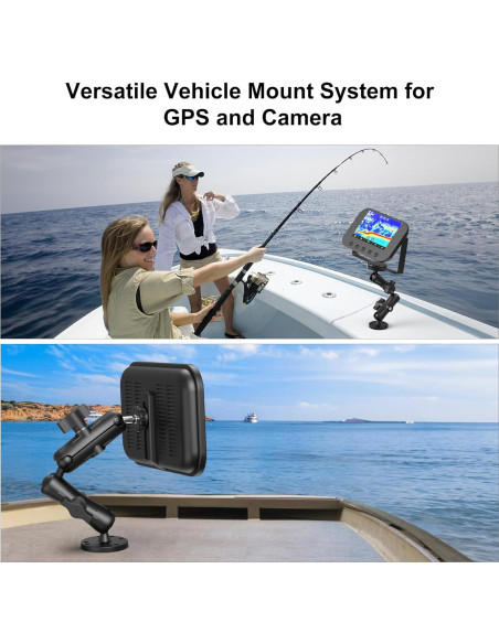 Soporte de Bola Kewirya para Localizador de Peces y GPS 26.16 cm Soporte de Bola Kewirya para Localizador de Peces y GPS 26.16 cm