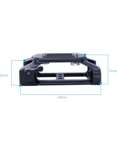 Base Placa LWS Niceyrig 15mm para Rig de Video DSLR