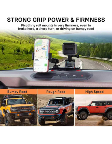 Soporte para Teléfono Ajustable JHD-TOGO para Ford Bronco 2021-2024