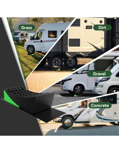 Niveladores RVGUARD para Camper hasta 15,88 kg, Kit Completo Niveladores RVGUARD para Camper hasta 15,88 kg, Kit Completo