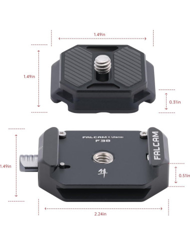 Kit de Liberación Rápida FALCAM F38 V1 para Cámara DSLR/Mirrorless