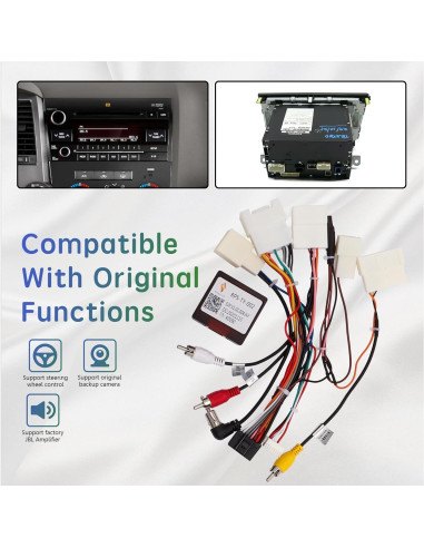 Arnés de Cableado Estéreo 16 Pines ViaBecs para Toyota