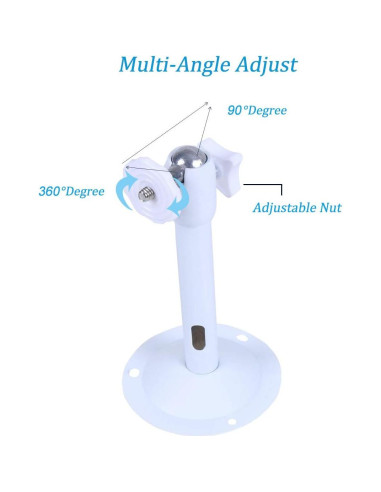 Soporte de Pared para Cámara Folgtek - 4 Piezas, Acero Aleado