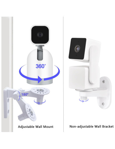 Soporte de Pared para Cámara TEKCAM Ajustable 360 - Paquete de 2