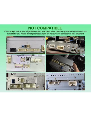 Conector de Arnés de Cableado NHOPEEW para Toyota 16 PIN