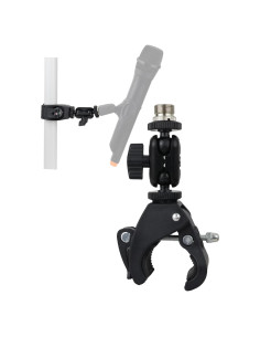 Soporte de micrófono Mic Crab Clamp con ajuste 1/4" a 5/8"