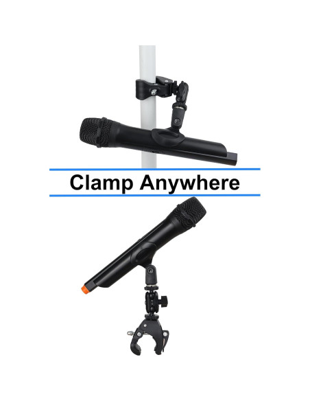 Soporte de micrófono Mic Crab Clamp con ajuste 1/4" a 5/8" Soporte de micrófono Mic Crab Clamp con ajuste 1/4" a 5/8"