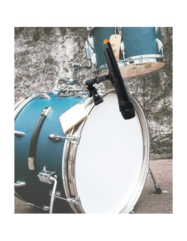Soporte de micrófono Mic Crab Clamp con ajuste 1/4" a 5/8"