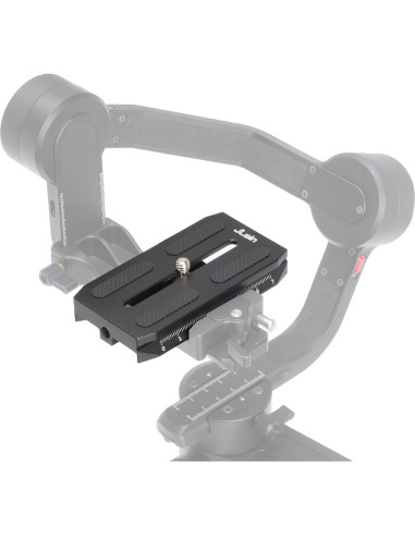 Placa de liberación rápida FocusFoto para ZHIYUN CRANE 2/3, Manfrotto 501PL