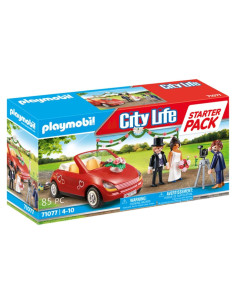 Paquete de Boda PLAYMOBIL 71077 con Figuras y Coche