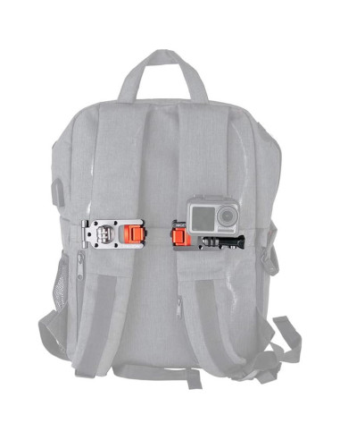 Soporte de Mochila NICEYRIG para GoPro HERO 11/10/9/8/7/6 y DJI Osmo Action - Aluminio Premium