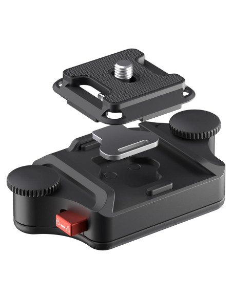 Abrazadera de liberación rápida Freewell para mochila - Montaje universal para cámaras DSLR y sin espejo Abrazadera de liberación rápida Freewell para mochila - Montaje universal para cámaras DSLR y sin espejo