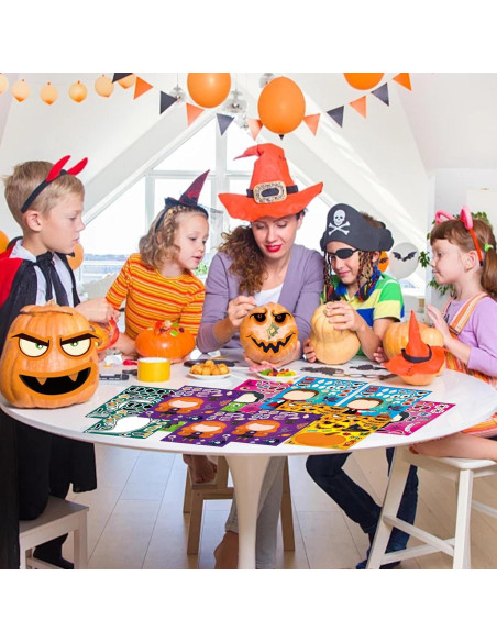 Calcomanías de Halloween Flixoran 24 Hojas para Niños Calcomanías de Halloween Flixoran 24 Hojas para Niños