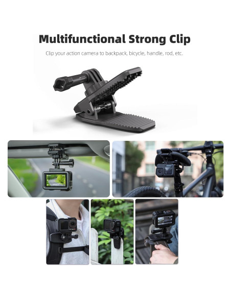 Soporte Clip para Mochila Sinyutia con Imán 360 para Cámaras Soporte Clip para Mochila Sinyutia con Imán 360 para Cámaras